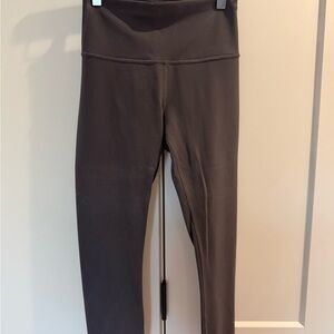 Lululemon Dark Gray High-Waisted Leggings